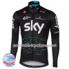 Maillot Cyclisme 2017 Team Sky Hiver Thermal Fleece N001